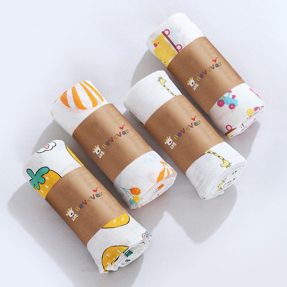 BEVAVAR Swaddle Muslin Bayi / Bedong Bayi /Selimut Bayi 110*110Cm