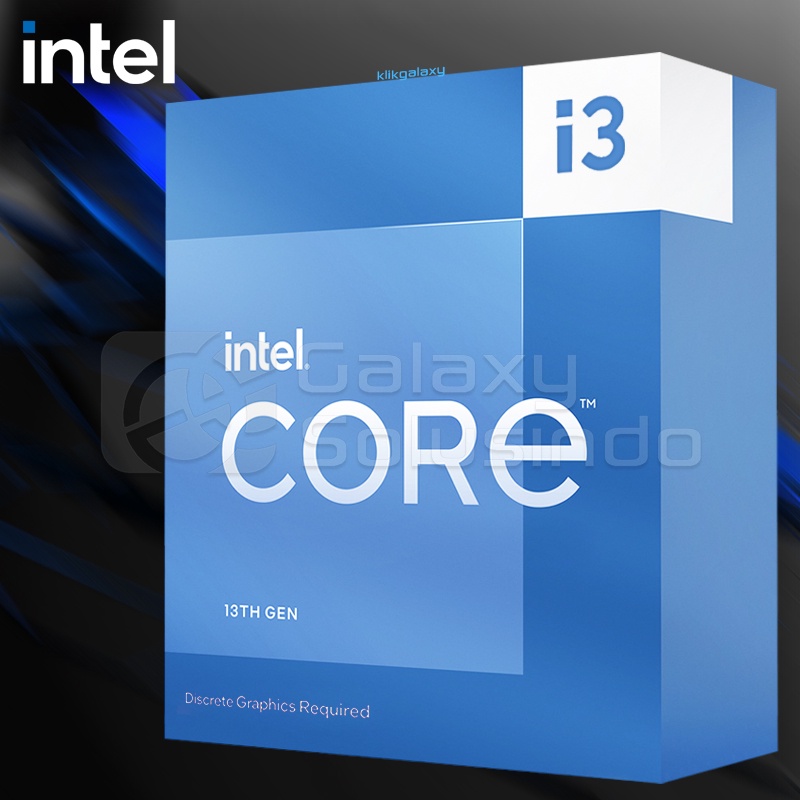 Intel Core i3-13100f LGA1700 4 Core 8 Thread Raptor Lake Processor