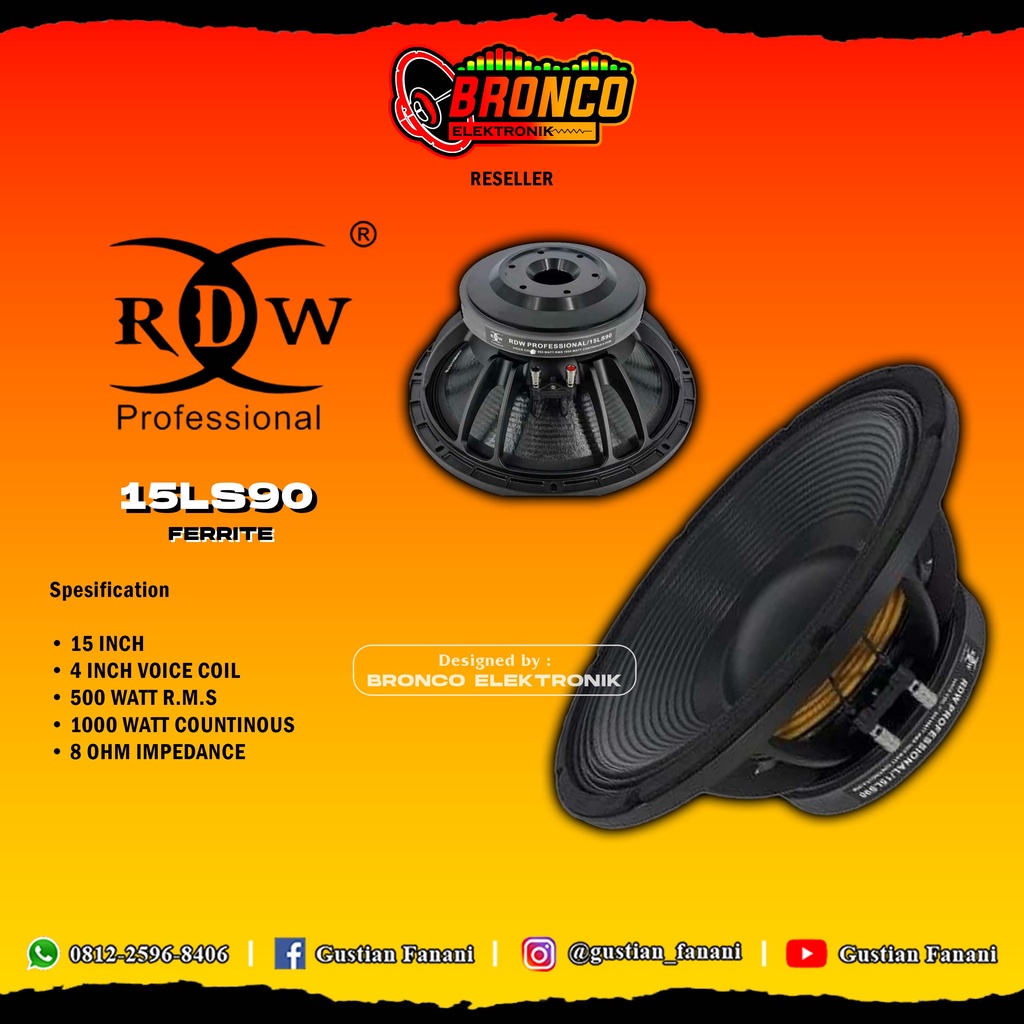 SPEAKER RDW 15LS90