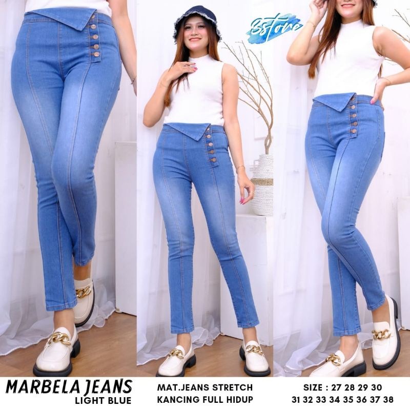 VANILA HIGHWAIST JEANS KANCING 5  // CELANA HIGH WAIST KANCING 5 PREMIUM SAMPING