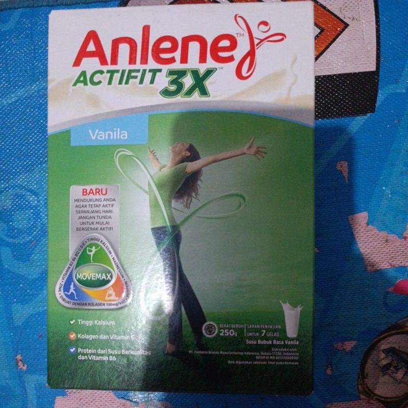 

SUSU ANLENE ACTIVIT 3X VANILA 250G (tanya stock)