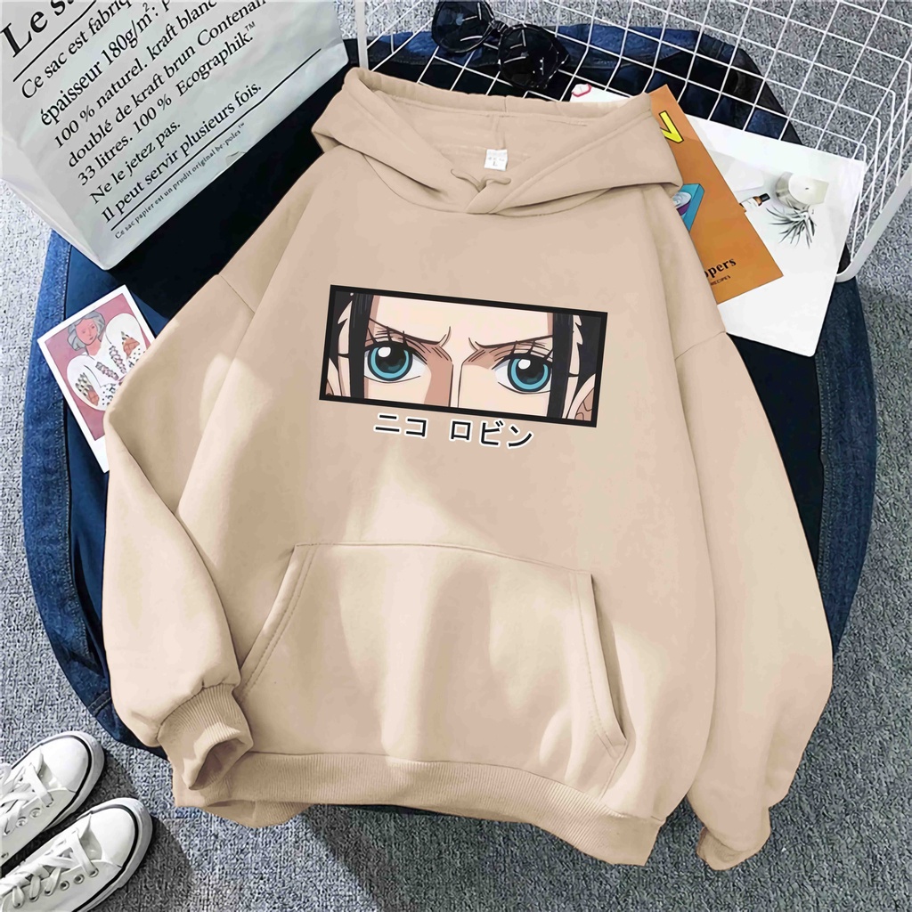 hoodie NICO ROBIN EYES hoodie one piece hoodie ROBIN jaket anime hoodie anime JAKET ONE PIECE size S M L XL XXL XXXL XXXXL BIG SIZE