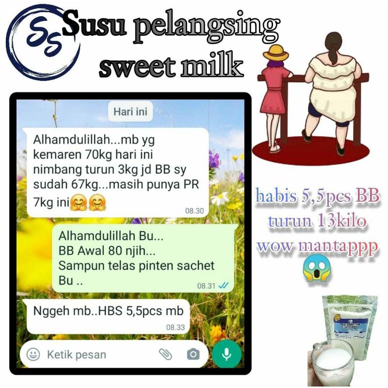 

SWEET MILK SUSU PENGGEMUK DAN PELANGSING