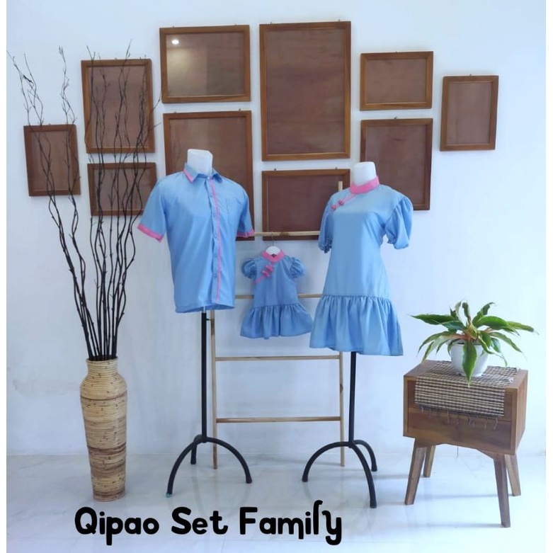 QIPAO DRESS COUPLE FAMILY SET / SERAGAM IMLEK KELUARGA / CHEONGSAM DRESS / CHEONGSAM COUPLE