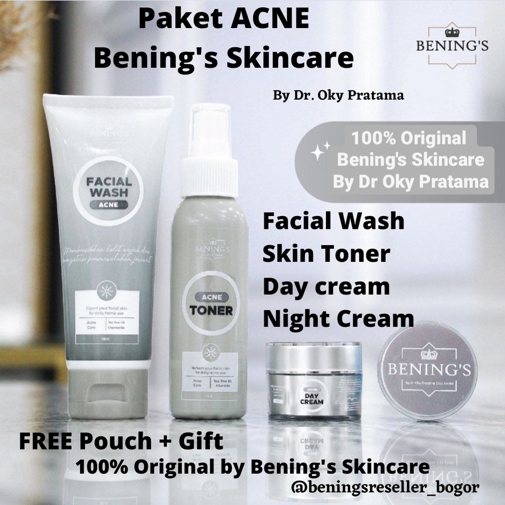 ACNE SKINCARE BENING'S DR. OKY PRATAMA