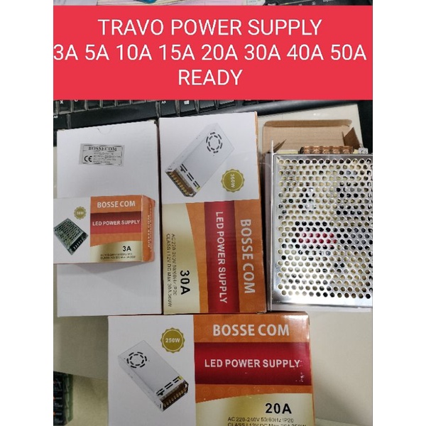 travo power supply bossecom 24 volt 5a 10a