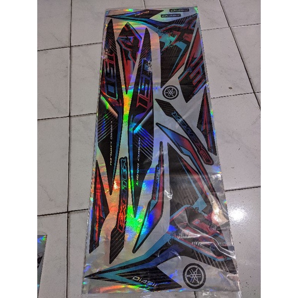 ( BISA COD) striping motor hologram Yamaha mx king 150 ala ala Malaysia
