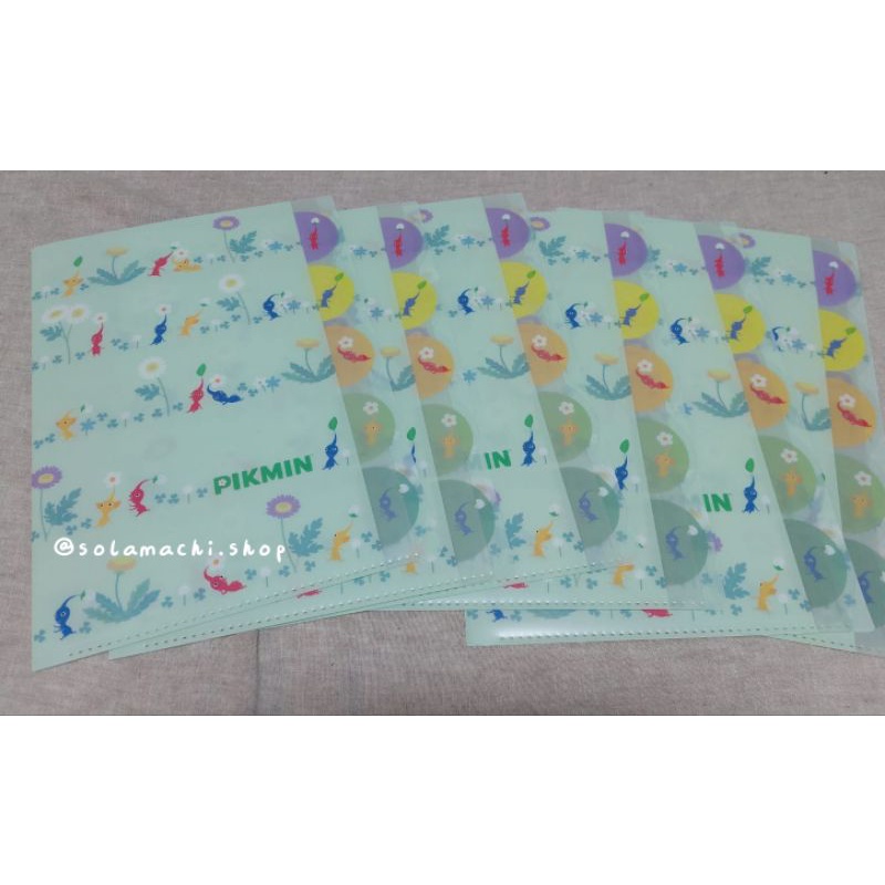 

Die Cut clear file 5P PIKMIN B original Nintendo Japan