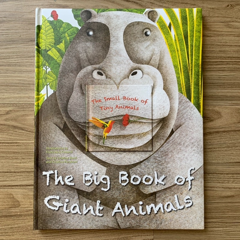 (Preloved book) The Big Book of Giant Animals and The Little Book of Tiny Animals