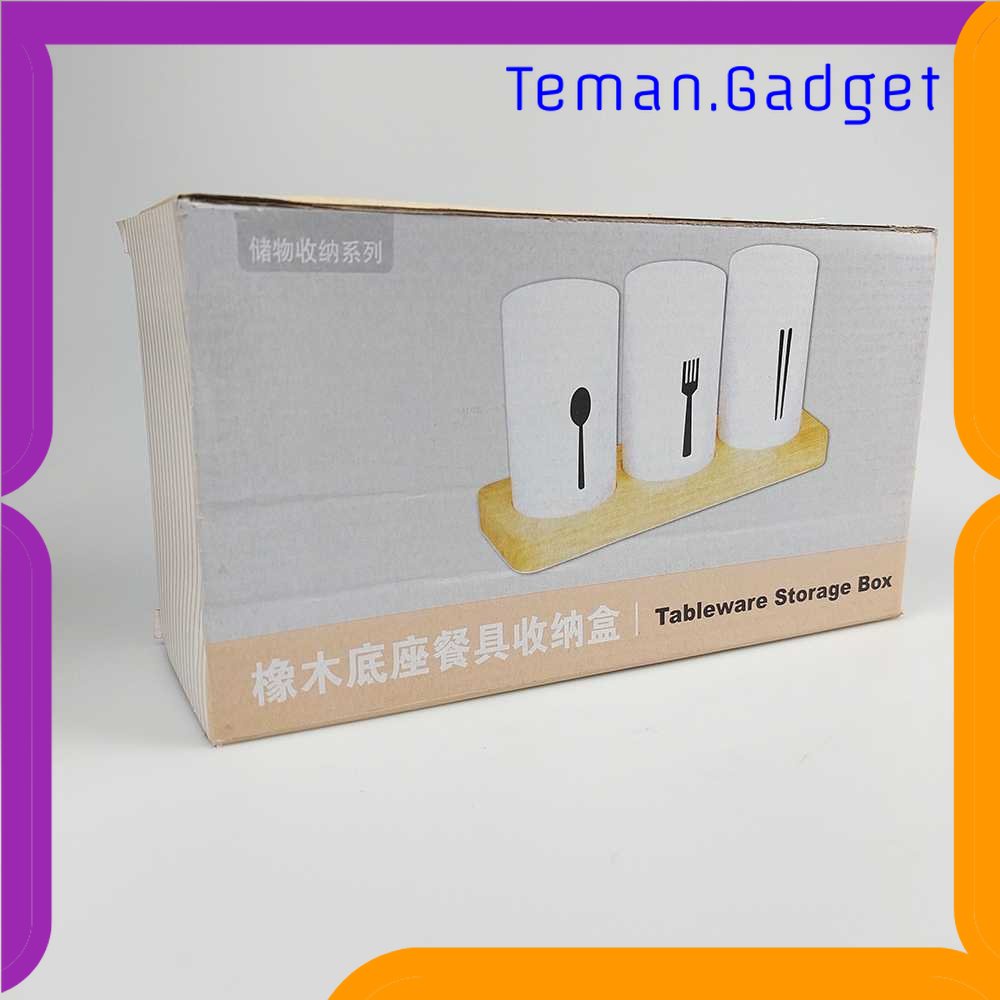 TG - DPR NIEMAS Rak Organizer Dapur Tempat Sendok Garpu Kitchen Storage 3 Slot - NMD279