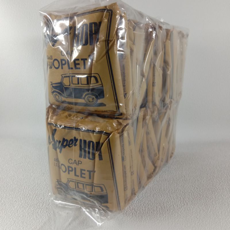 

Kopi oplet tanpa gula 1 pak isi 30 sachet @8gr