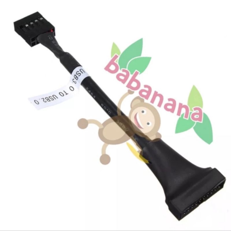 Kabel Konverter usb 3.0 20 pin to 2.0 9 pin motherboard 9pin 20pin