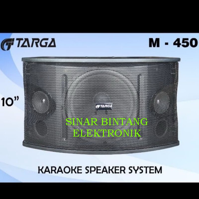 speaker karaokey pasif 10 inch trm 450 500watt targa TRM450
