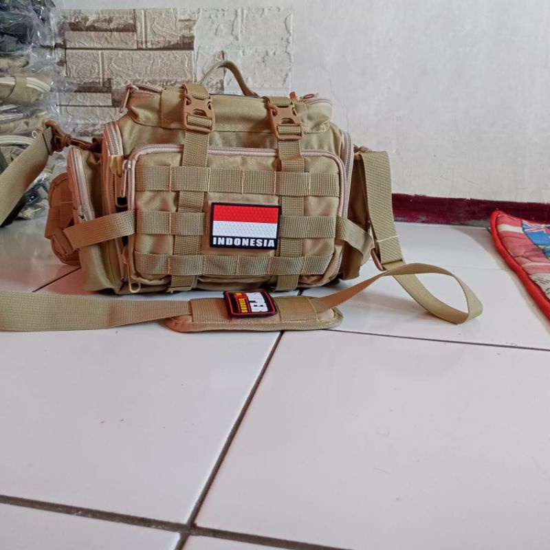 TAS WARIOR BANDOL ARMY TERBARU FREE 3 LOGO RANDOM