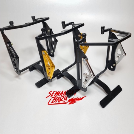 BRAKET LAMPU KHUSUS UPSIDE DOWN RIDE IT SCARLET SEMUA MOTOR BYSON TIGER RX KING NINJA 250FI FU FL VA