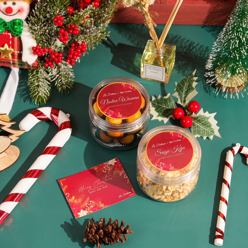 CHRISTMAS HAMPERS - LA FORTUNA I HAMPERS NATAL I REED DIFFUSER HAMPERS I CHRISTMAS GIFTBOX I CHRISTMAS COOKIES HAMPERS | HARDBOX CHRISTMAS HAMPERS