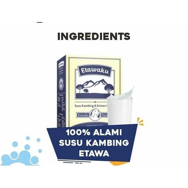 

[BAYAR DITEMPAT] ETAWAKU PLATINUM Susu Kambing 200gr|Susu Kambing Bubuk