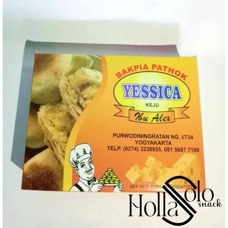 

BAKPIA JOGJA RASA KEJU YESSICA,657,525 isi 20 pcs (Hollasolo)