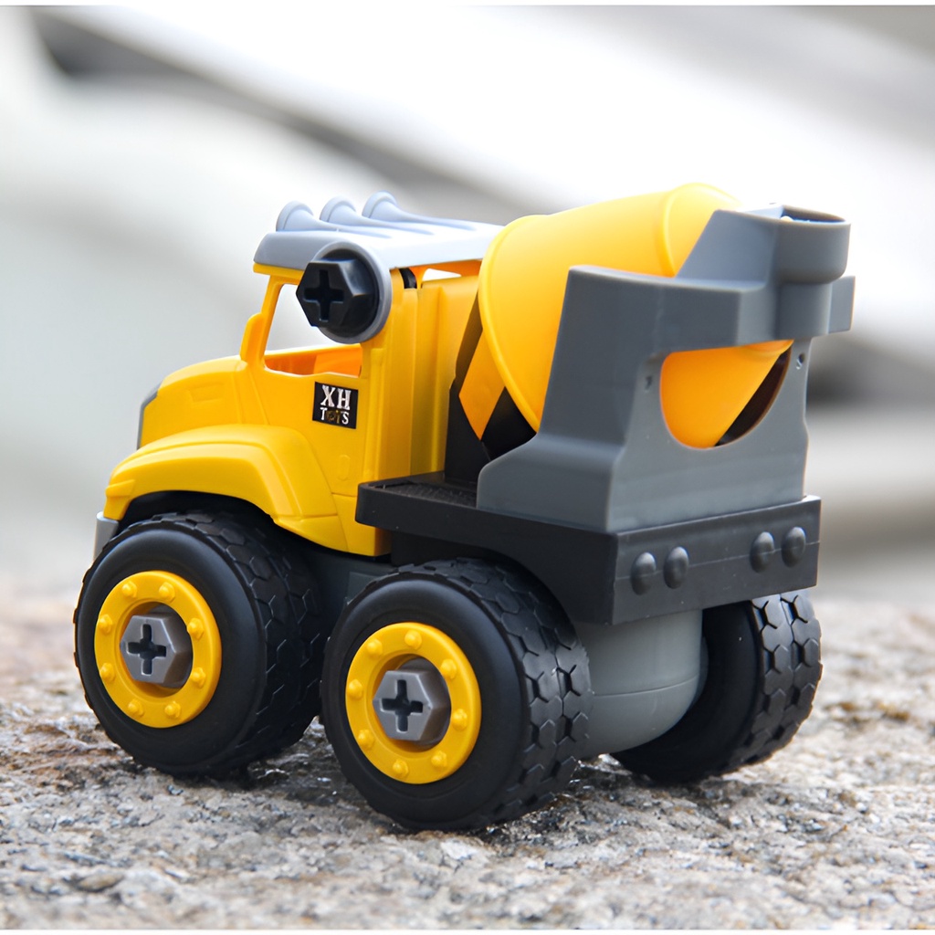 DIY Disassembly Mainan Building Block | Mainan Anak Laki Laki Mobil Mobilan Murah | 3/4/5/6/7 Tahun