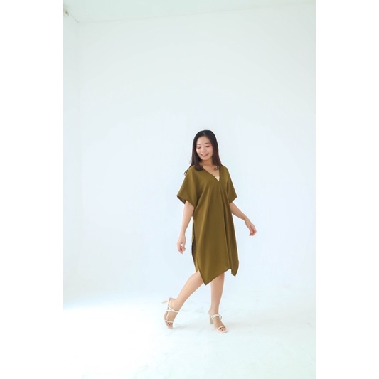 LONG SQUARE TOP ATASAN BLOUSE WANITA AIRFLOW CRINKLE ANTI LECEK AIR FLOW