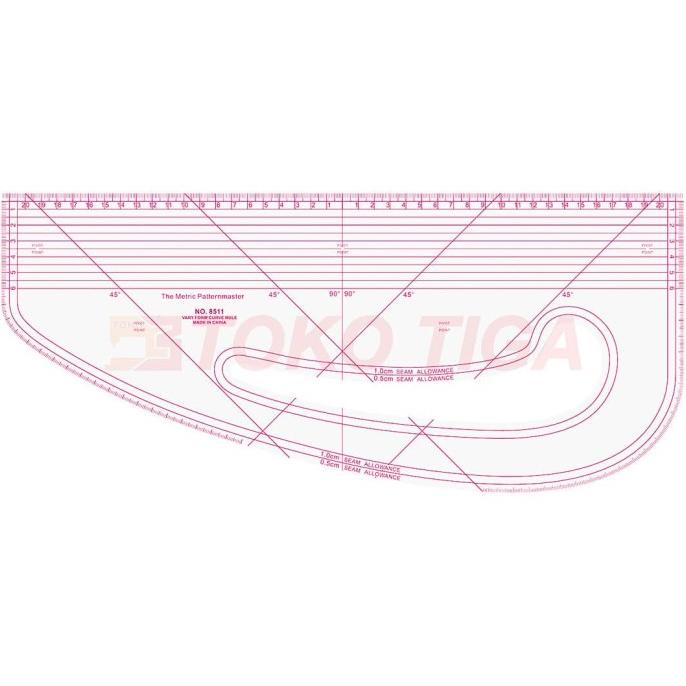 

[BISA COD] Penggaris Jahit/Menjahit/Busana - Quilting Ruler 60cm - 8511/6511
