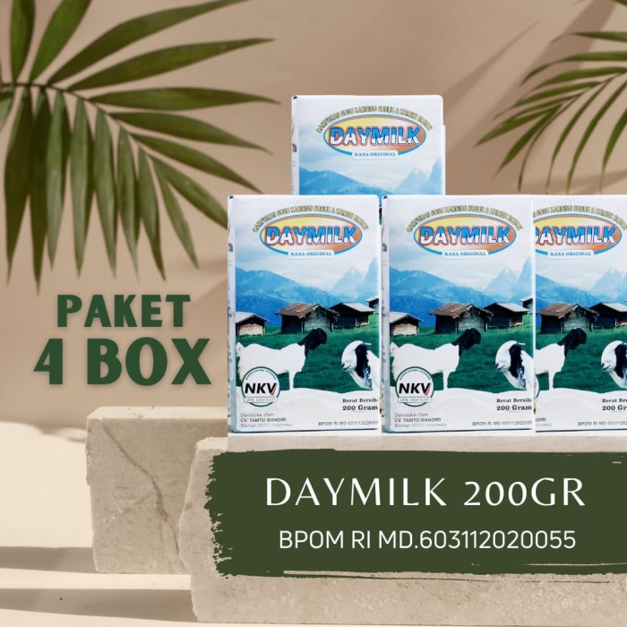 

PROMO 4 BOK Susu kambing bubuk dan krimer bubuk DAYMILK rasa original
