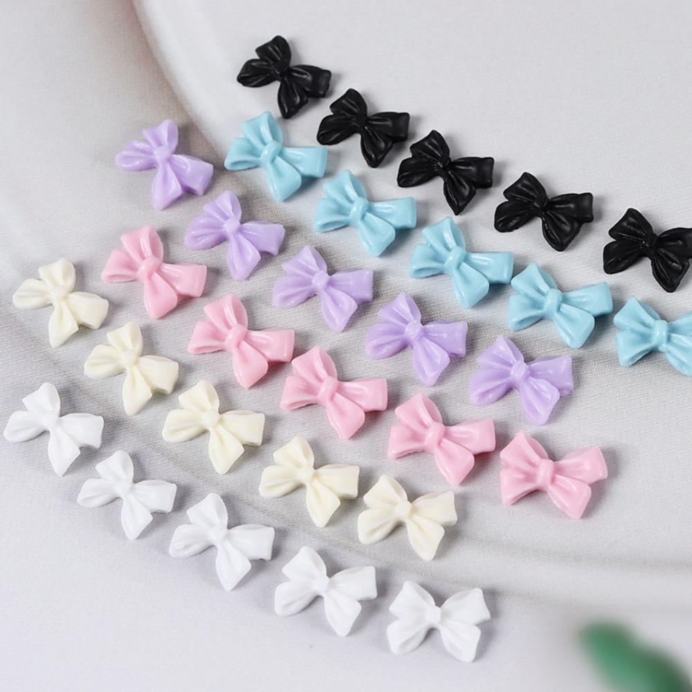 Mxbeauty Busur Dekorasi Kuku Wanita Manis Manikur Aksesoris Hiasan Kuku Jepang Nail Art 3D Nail Jewelry