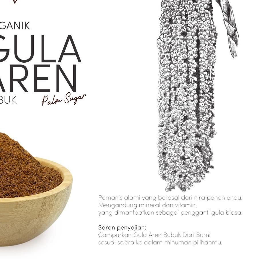 

TOP PRODUK Gula Aren Gula Bubuk Dari Bumi 500 gr - Gula Aren Bubuk Pure Organik Premium Original...