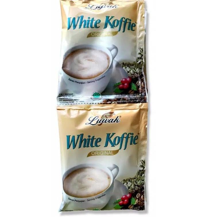 

>XG34448< Luwak White Koffie Renceng Isi 10 Sachet x 20gr