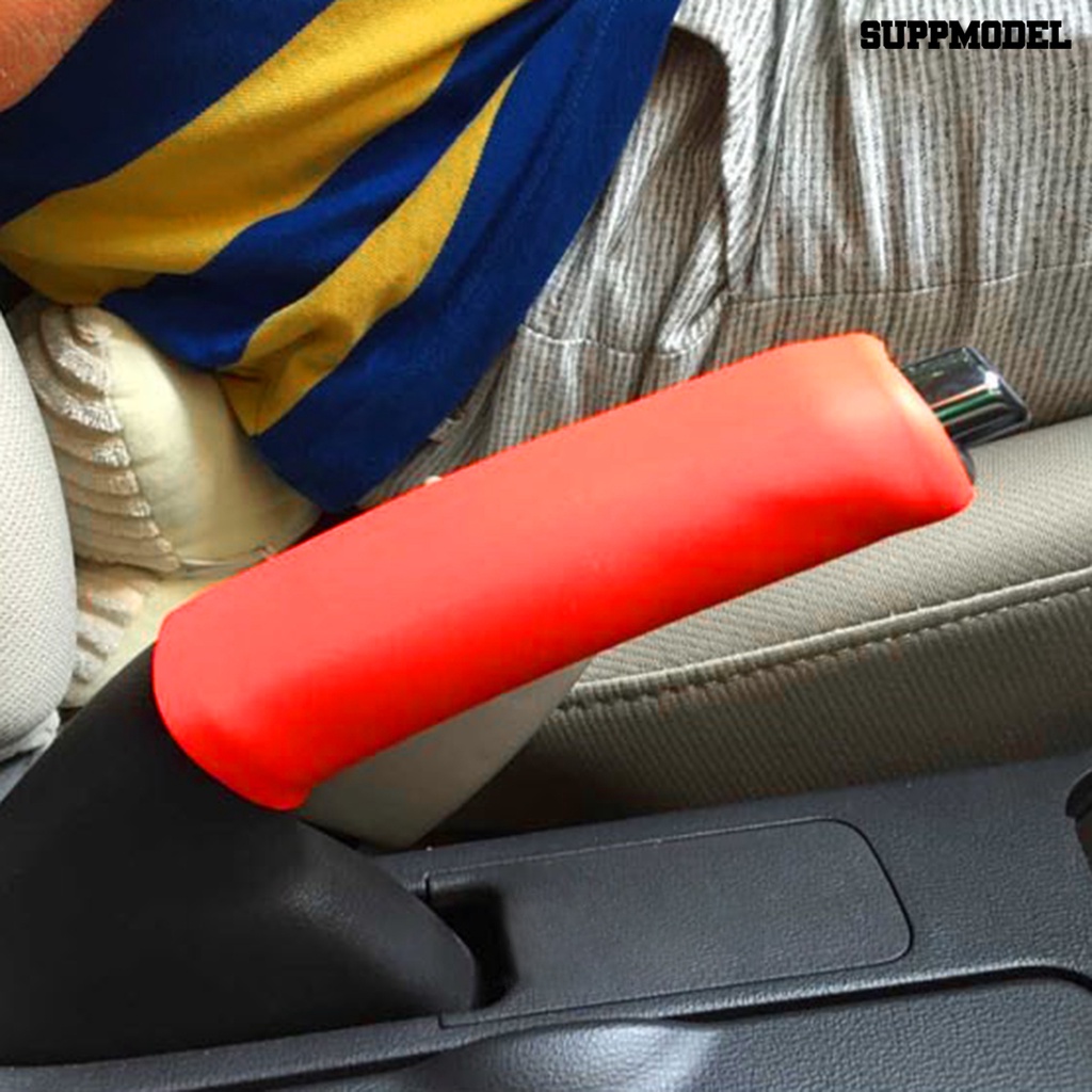 [Dekorasi] Sarung Rem Tangan Mobil Sarung Lengan Anti slip Pegangan Rem Tangan Auto Silikon Aksesori