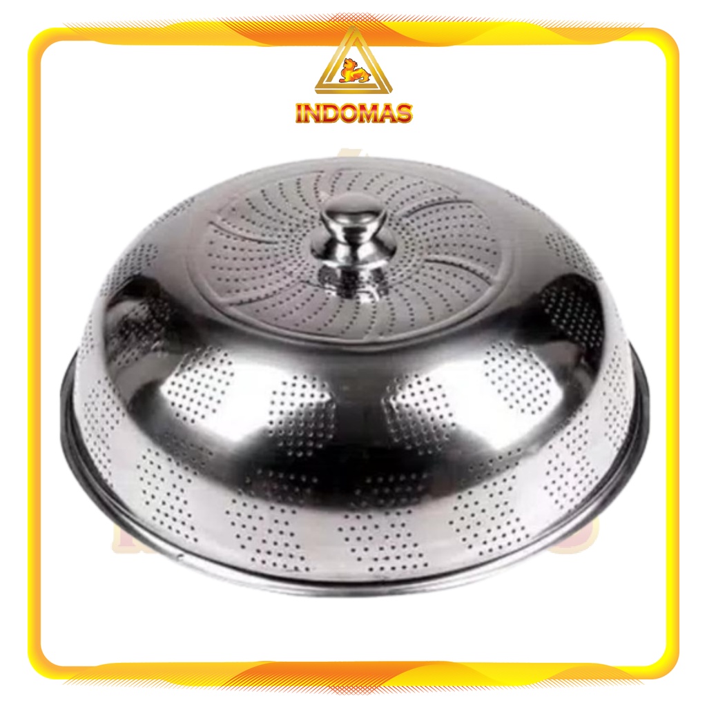 IM - TUDUNG SAJI / TUDUNG SAJI STAINLESS STEEL / TEMPAT TUTUP MAKANAN BULAT