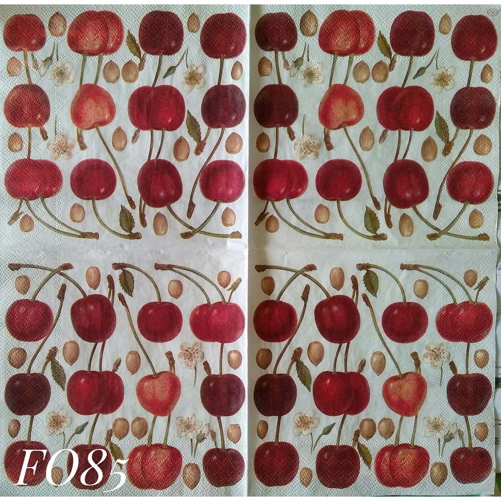 

Napkin Eropa Food FO85/ Tissue Decoupage