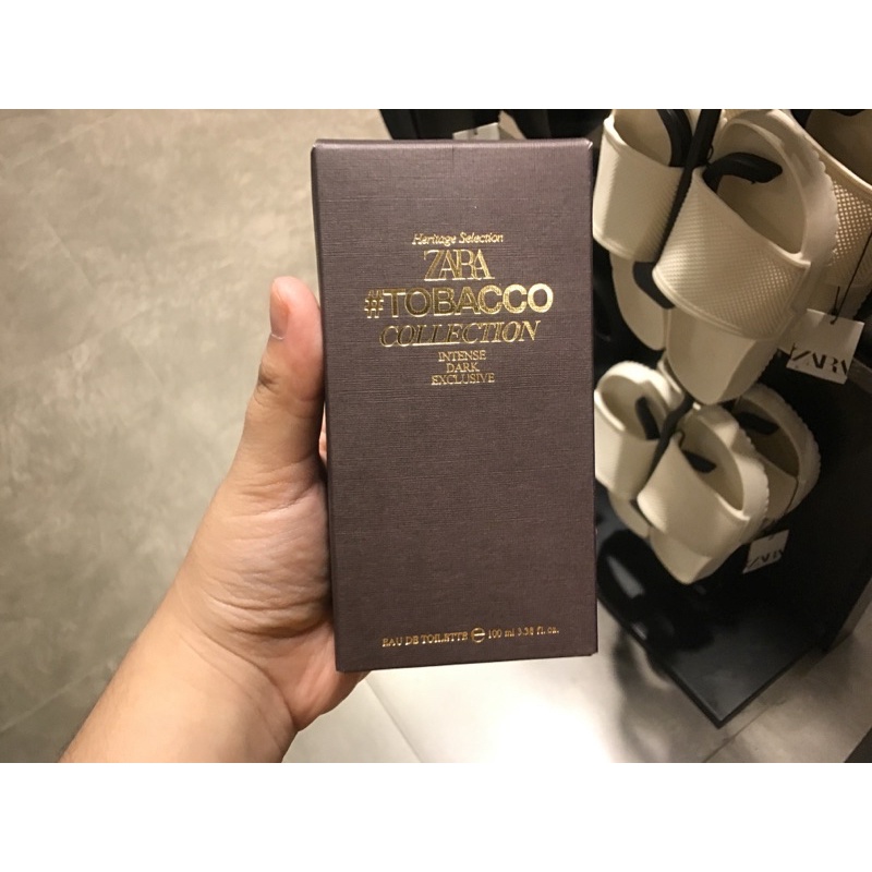 Tobacco Collection Intense Dark Exclusive Parfum Parfume Zara Man Men Cowok Cowo 100ml Original