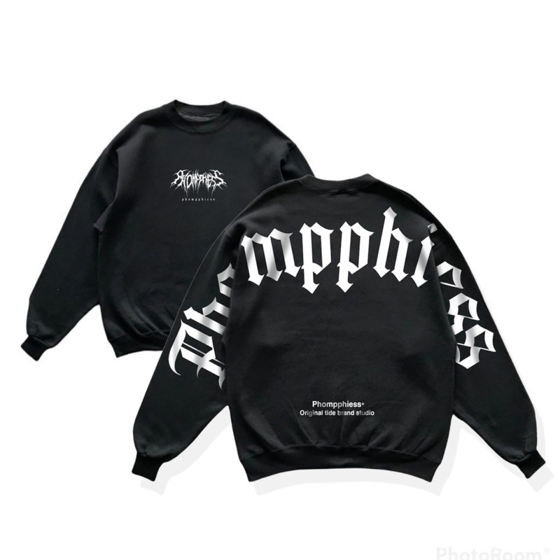 PHOMPPHIESS Sweater Crewneck Edition Sablon Japan Sweater Pria Wanita