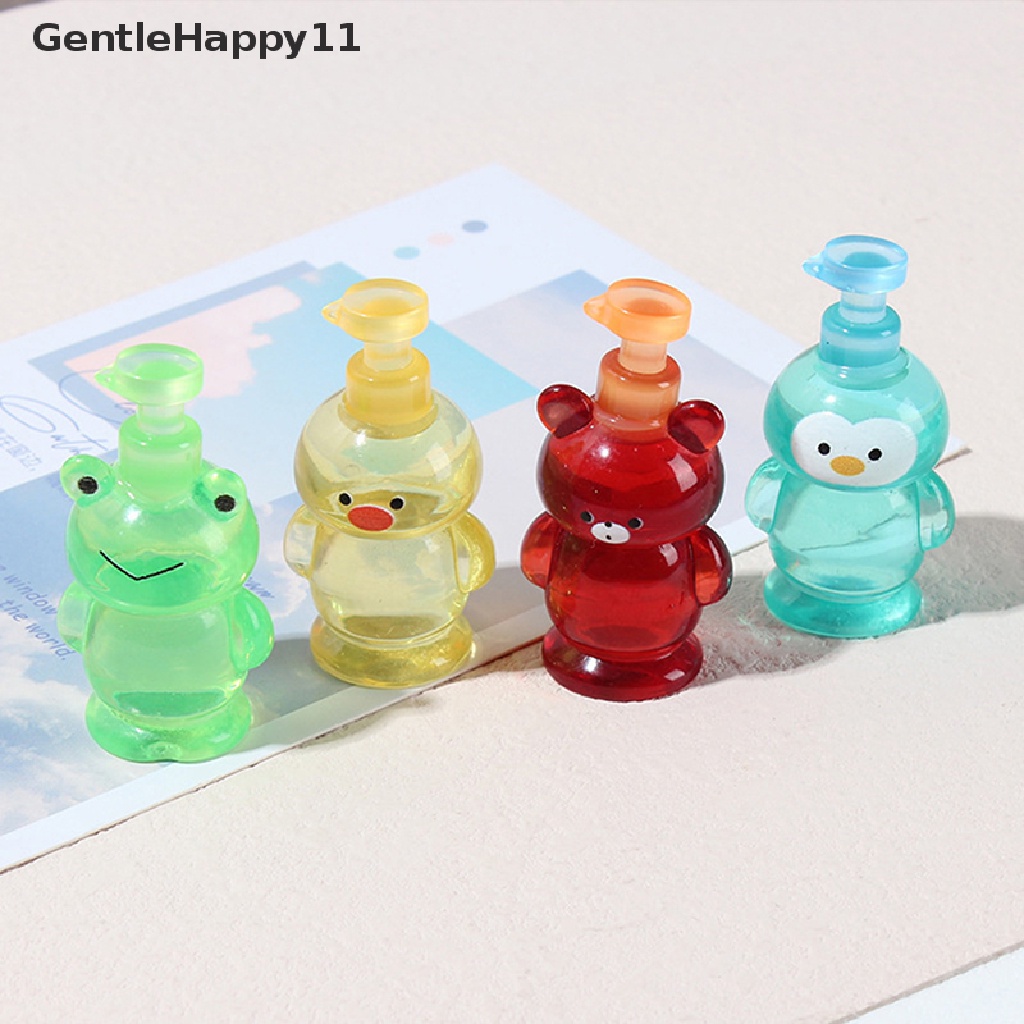 GentleHappy Dollhouse Miniature Cartoon Animal Hand Sanitizer Bottle Model DIY Accessories id