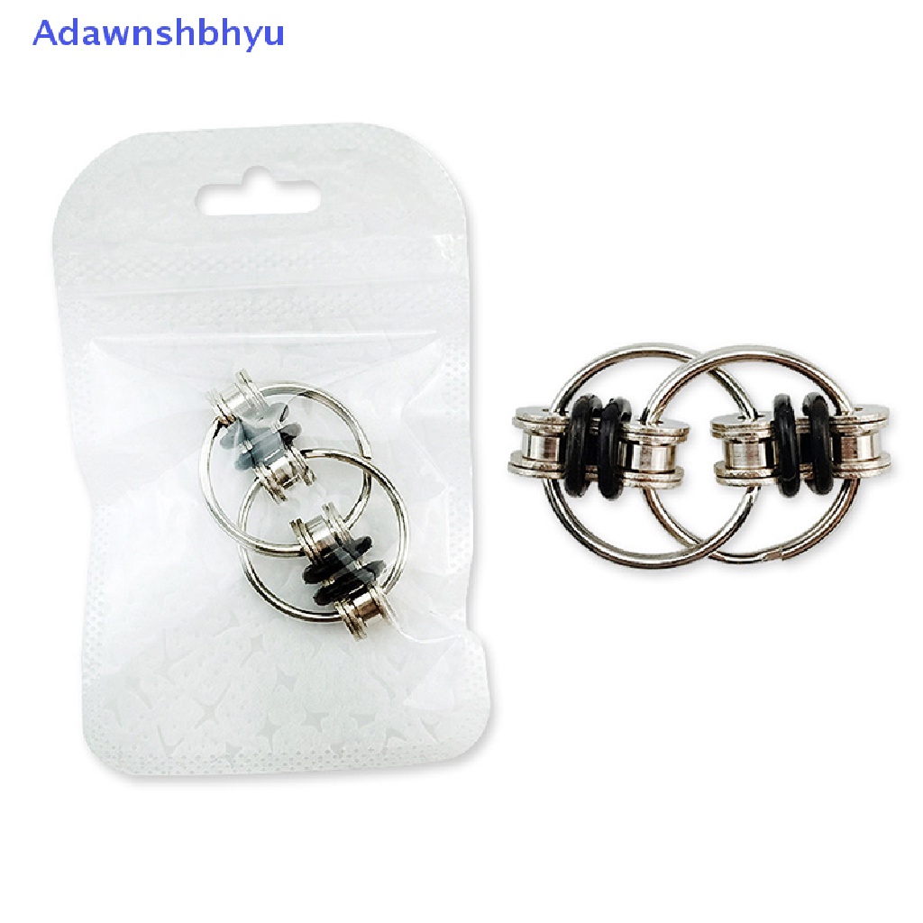 Adhyu Kunci Ring Hand Spinner Fidget Toy Untuk Autism Spinner Mengurangi Stress 5.5 * 2.8cm ID