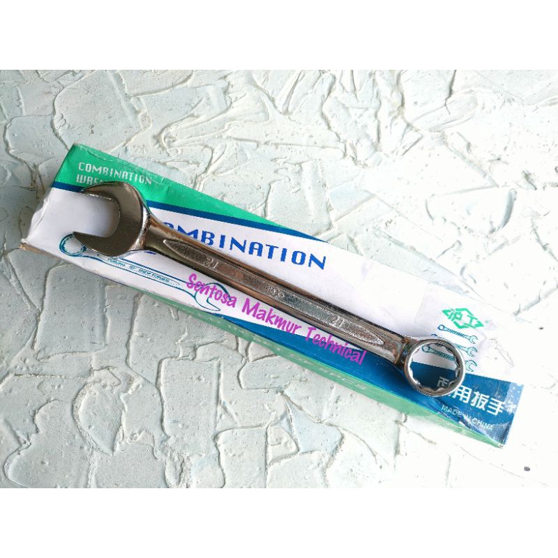 FUKUNG 21 MM Kunci Ring Pas Combination Wrench 21mm