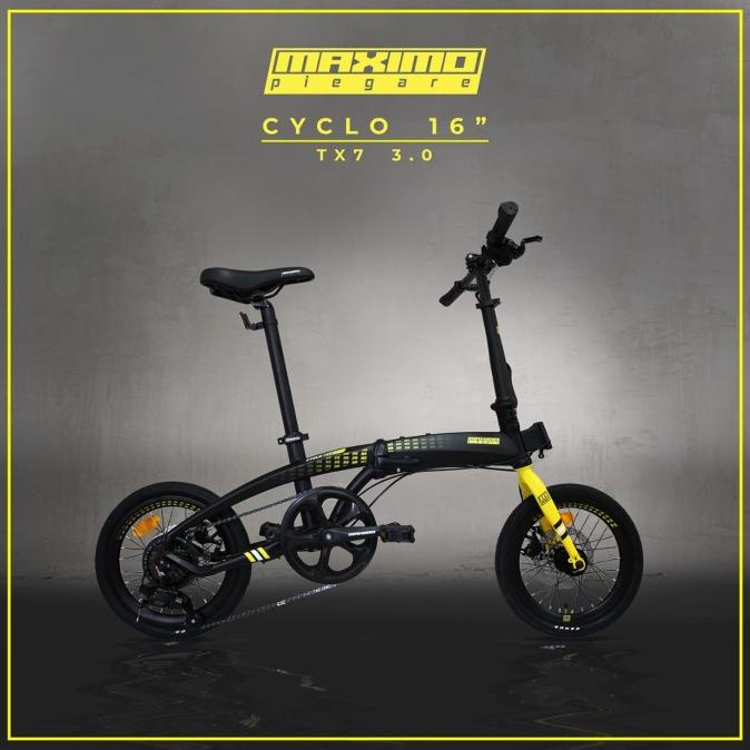 Family Ambrosio Aluminium Sepeda Lipat Cyclo Tx7 3.0 Ring 16 7 Speed #Original