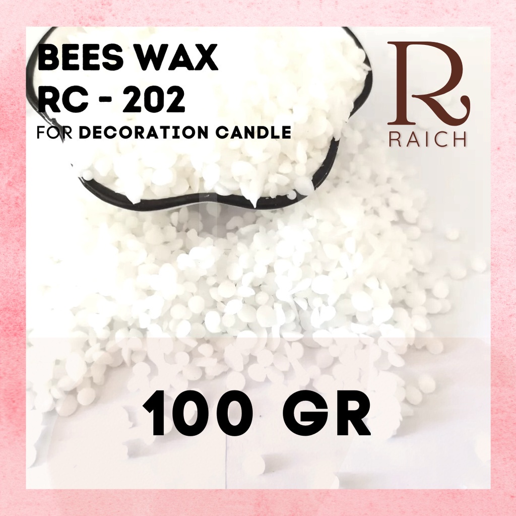 100gr BEESWAX RC-202 / White Bees Wax Cera Alba Cosmetic Bee Wax