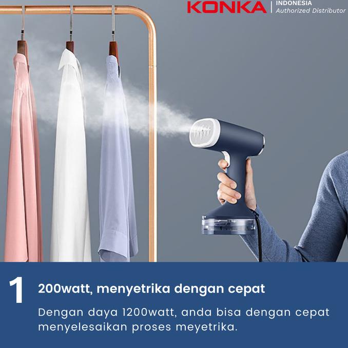 Konka Garment Steamer | Setrika Uap Genggam - Ksc-G168(We)