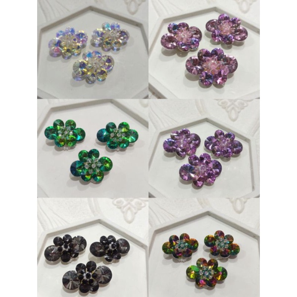 bros 6kristal/bros swarovski/peniti hijab/bros mewah/souvenir