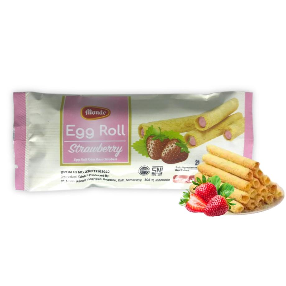

✺Terbaru Monde Egg Roll Strawberry 10 x 35gr 85 ✺