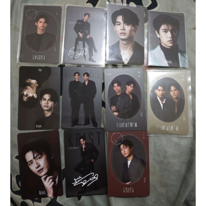 PHOTOCARD SIGNATURE LOL LOUD OF LOVE PLAYING CARD GMMTV PHUWIN BRIGHTWIN KRIST OHMNANON MIX SINGKIT 