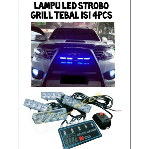 LAMPU GRILL MOBIL 12 VOLT TEBAL