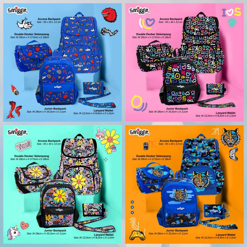 Tas smiggle/Tas ransel smiggle/smiggle backpack