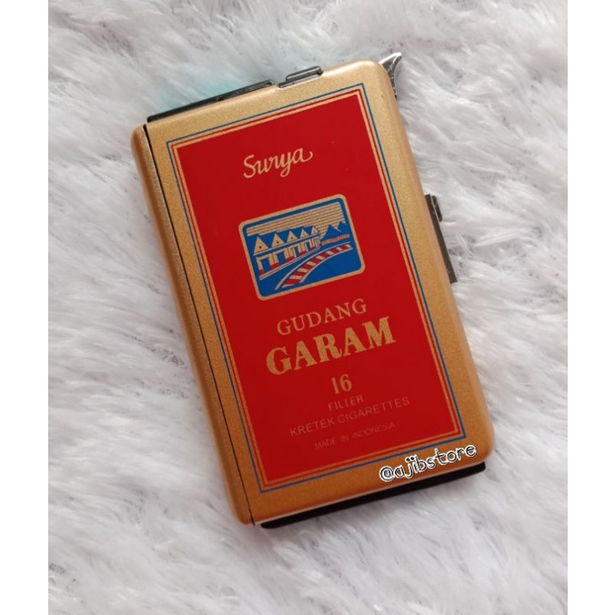 TEMPAT PENYIMPANAN ROKOK PLUS KOREK UNIK KOTAK ROKOK KOREK UNIK