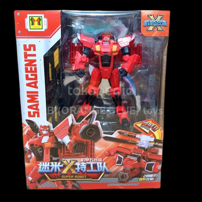 Mainan Robot Super X Mainan Robot Mini Agent X