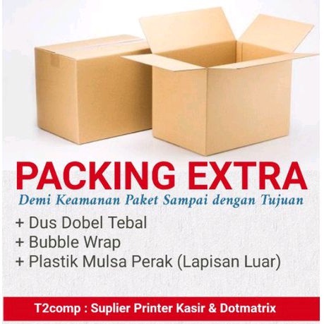 

Packing Extra Dus Super Tebal / Bubble Wrap / Plastik Perak