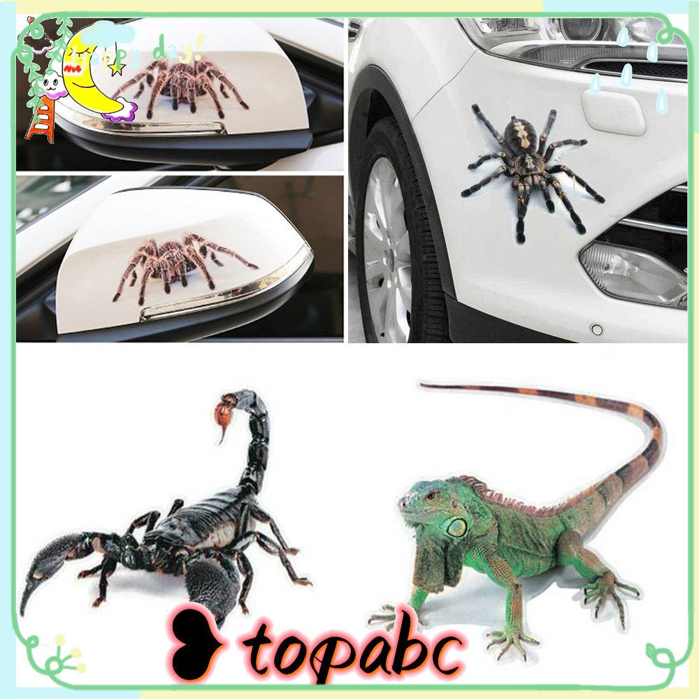 Stiker Mobil TOP 3D Jendela Baru Kendaraan Spider Merangkak