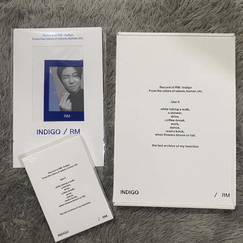 RM SOLO ALBUM INDIGO